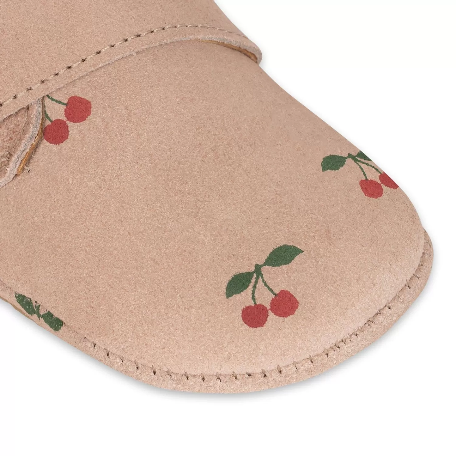 Cheap Konges Sløjd Mamour-Suede Schoentjes Met Print - Cherry