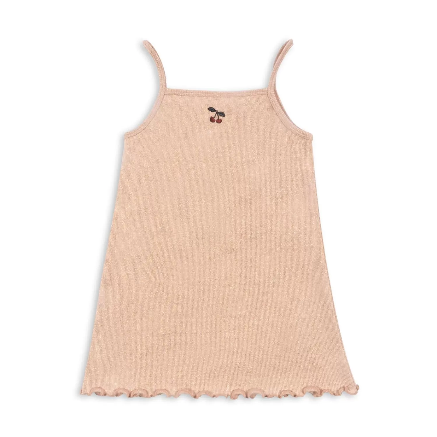 New Konges Sløjd Roli-Jurk Met Spaghettibandjes - Cameo Rose