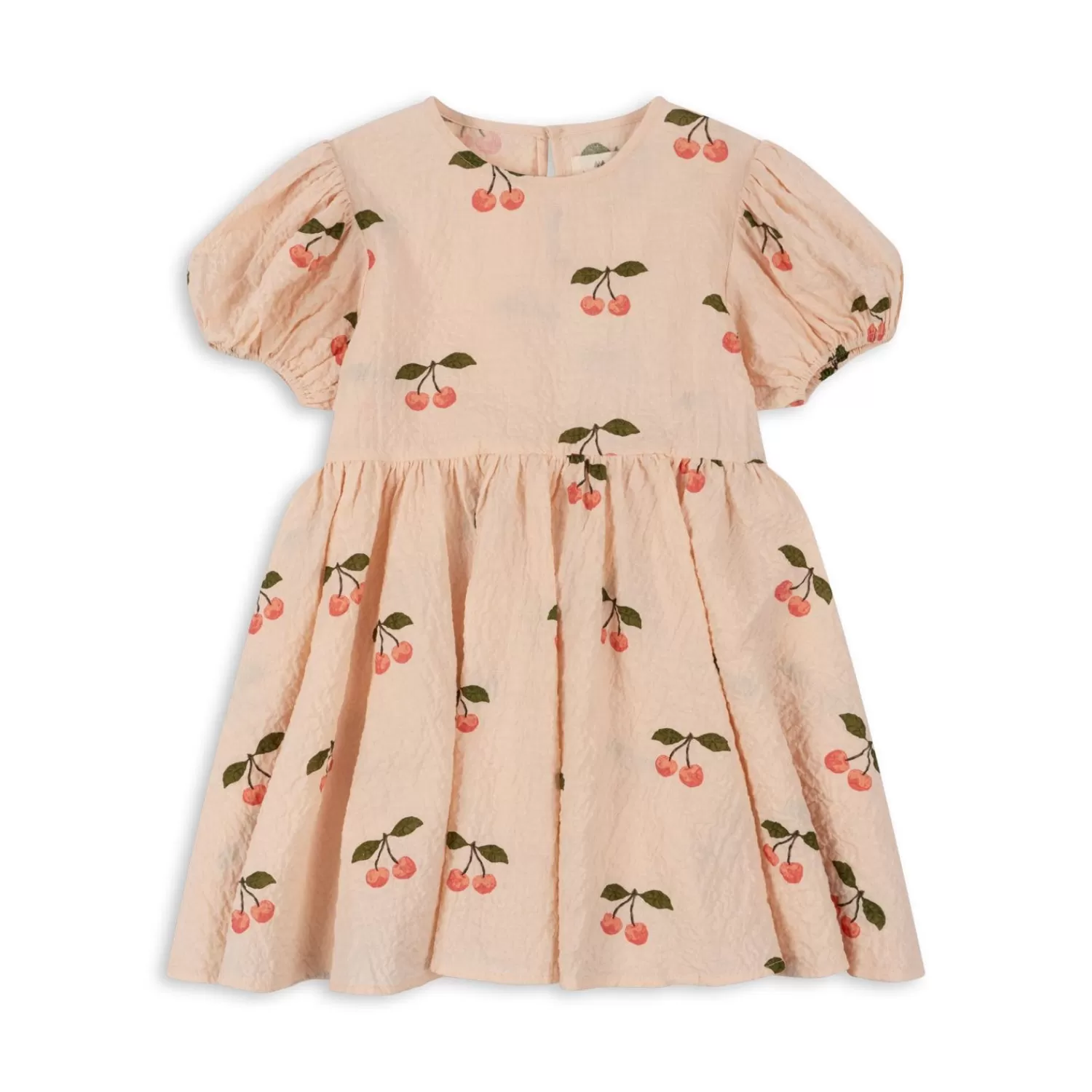 Hot Konges Sløjd Vida-Jurk Met Pofmouwen - Ma Grande Cerise Pink