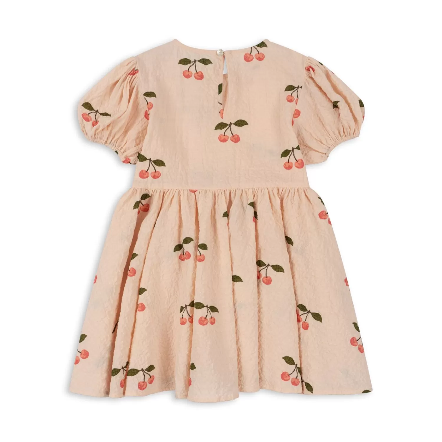 Hot Konges Sløjd Vida-Jurk Met Pofmouwen - Ma Grande Cerise Pink
